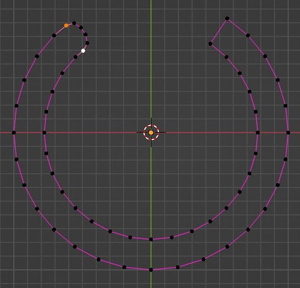 How can I round my corners on a 2d open circle? - Modeling - Blender ...