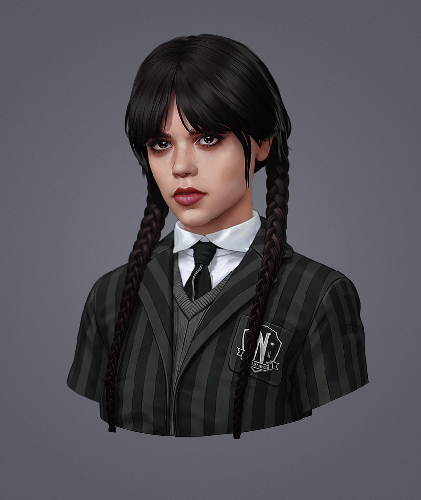 Wednesday Addams - Finished Projects - Blender Artists Community