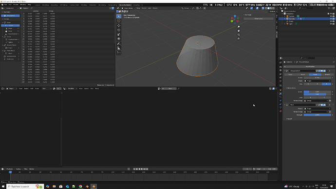Scaling/transforming only one end of an object like you can in edit ...