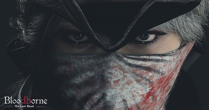 bloodborne lady closeup