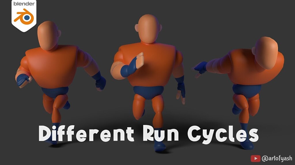 Run Cycles | Animation Practice - Animations - Blender Artists Community