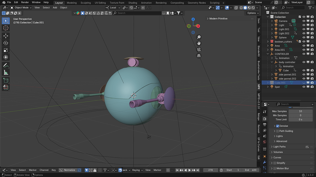 Sphere Bot Texture Sphere bot , My first Hard Surface model! - Finished Projects - Blender ...