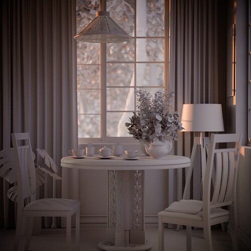 501 Clay Render