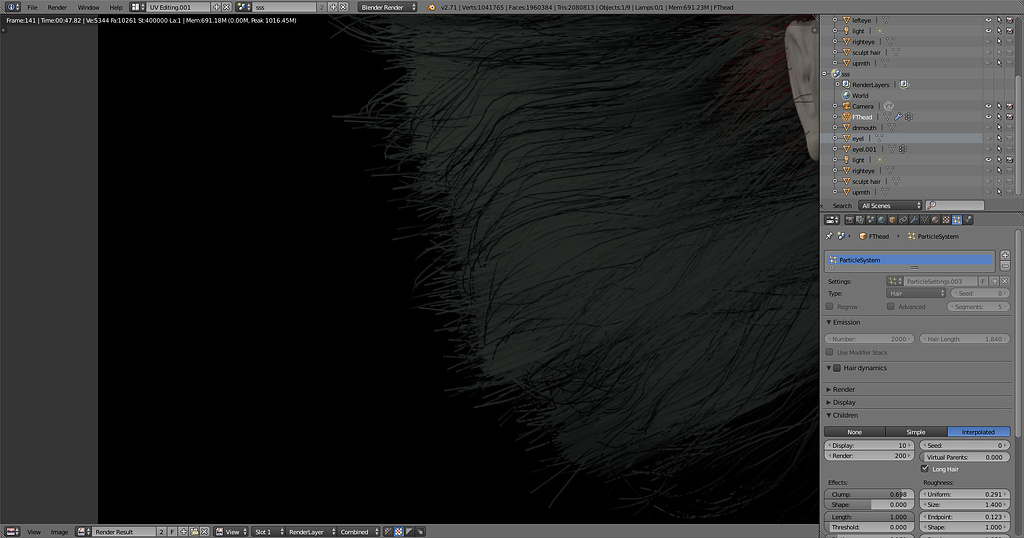 hair - Particles and Physics Simulations - Blender Artists Community