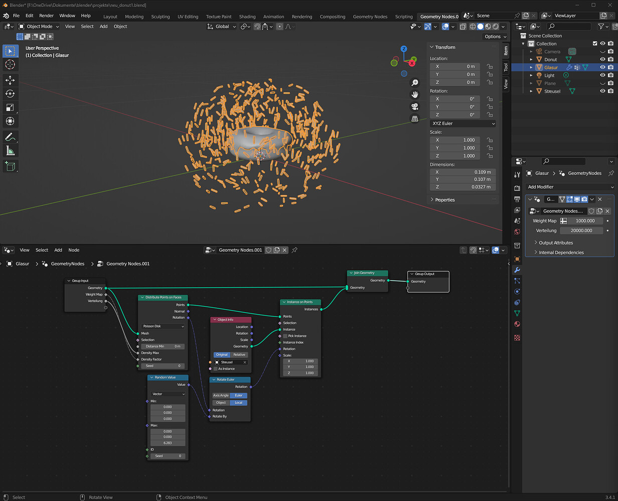 Blender Gurus Donut / Failure by Geometry Nodes - Basics & Interface ...