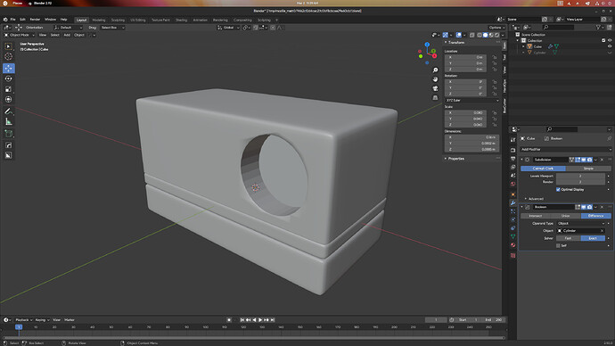 Boolean modifier does not work - Modeling - Blender Artists Community
