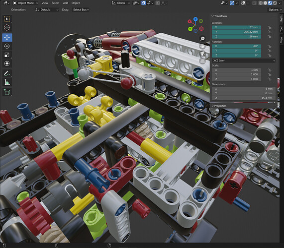 LEGO Lamborghini Assembly In Progress Screenshot