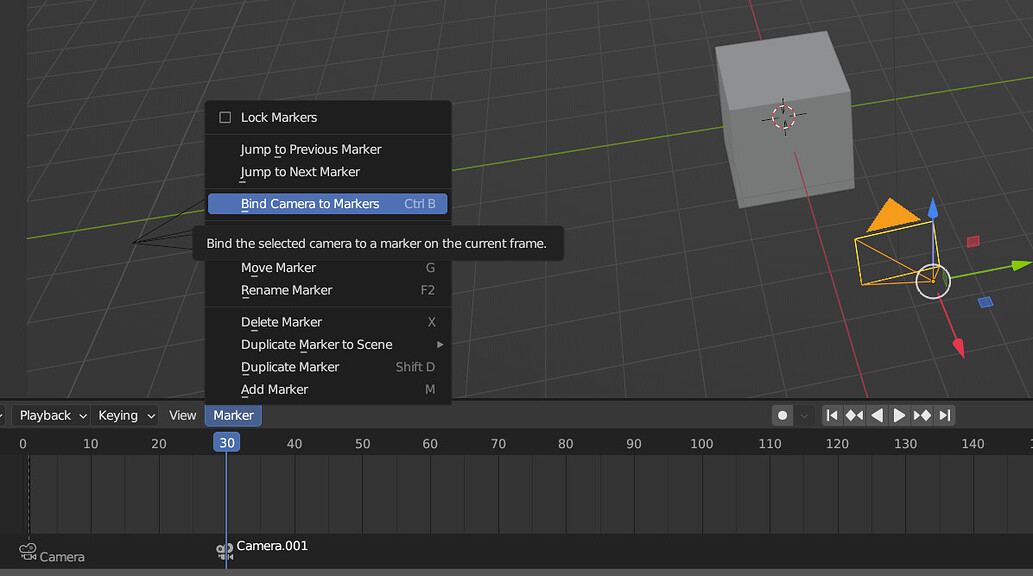 How to assign a specific keyframe to a camera? - Basics & Interface ...