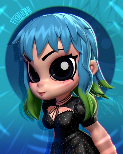 RamonaFlowers25_Dress-ColofulHair_4