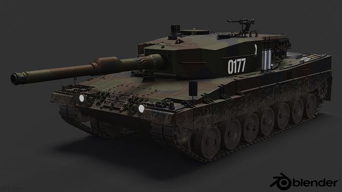 Leopard2A4-PolishArmedForces-frontvw