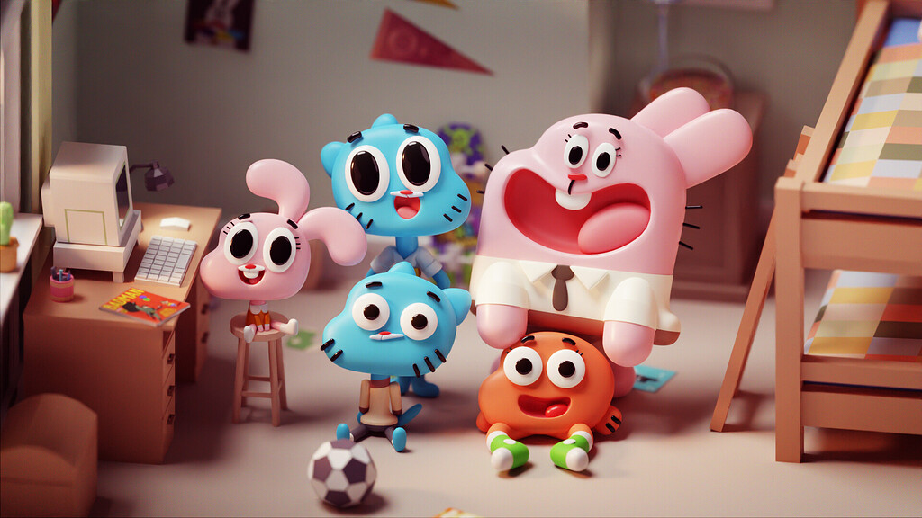 October Contest- Gumball Watterson!(From TAWOG). : r/blender