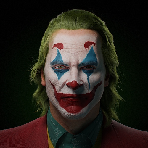 Joker - Joaquin Phoenix - Finished Projects - Blender Artists Community