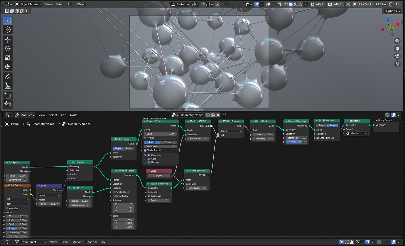 Model Nodes How to make mballs joined with geo-nodes? - #6 by RSEhlers - Modeling ...
