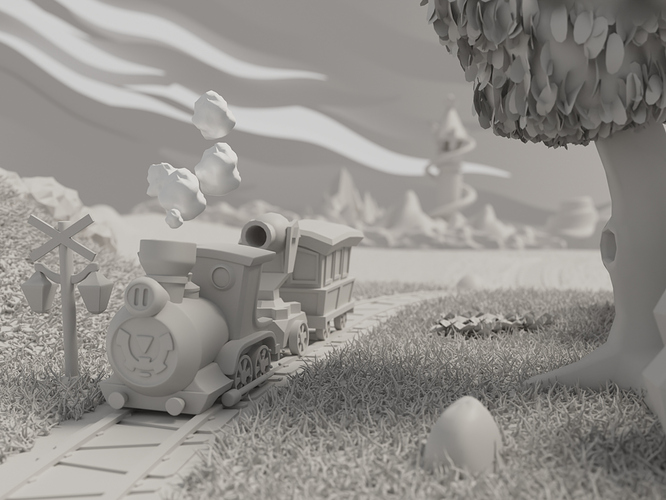 Zelda spirit train final still clay