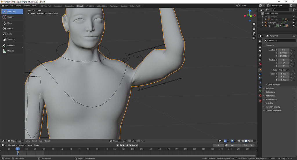 Animating Shoulder Problem (rigify) - Animation And Rigging - Blender ...