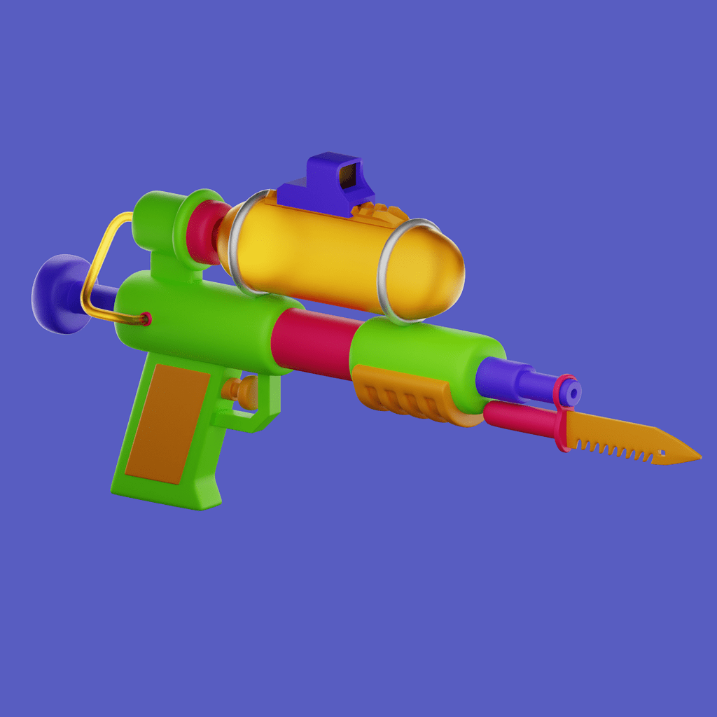 A Tacticool Water Gun - Finished Projects - Blender Artists Community