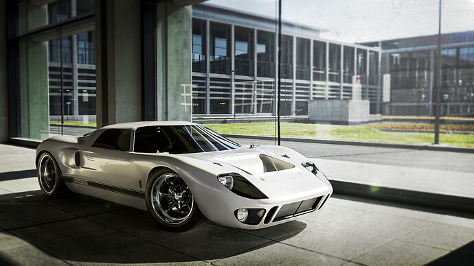 Ford GT at window
