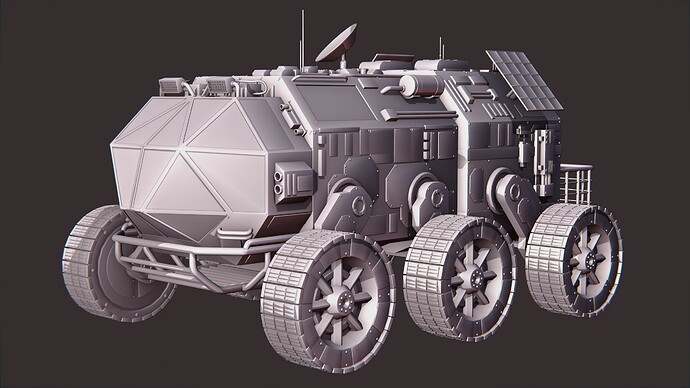Mars Rover Matcap 2