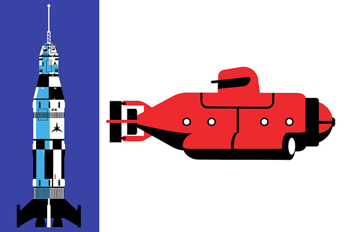 Foguete_e_Submarino