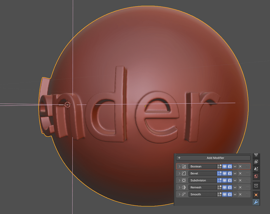 Modeling A Logo With The Bool Tool [solved] - Modeling - Blender ...