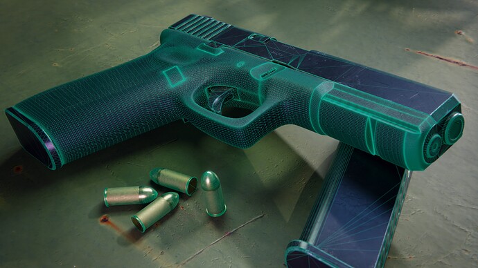 Glock 17 - Finished Projects - Blender Artists Community