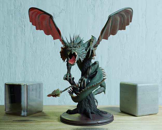 0 FreD-CoMal - Objet Dragon Sculpt
