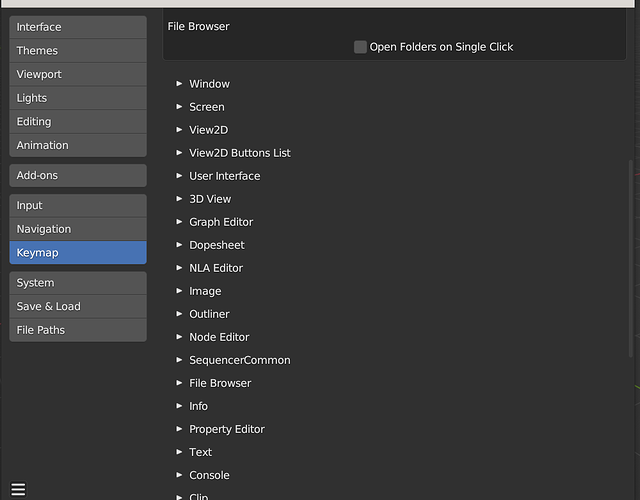 Screenshot keymap