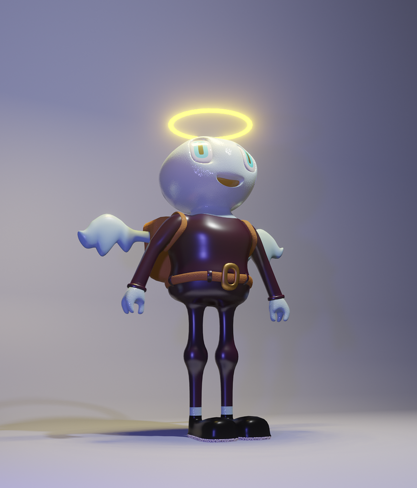 Alien angel - Finished Projects - Blender Artists Community