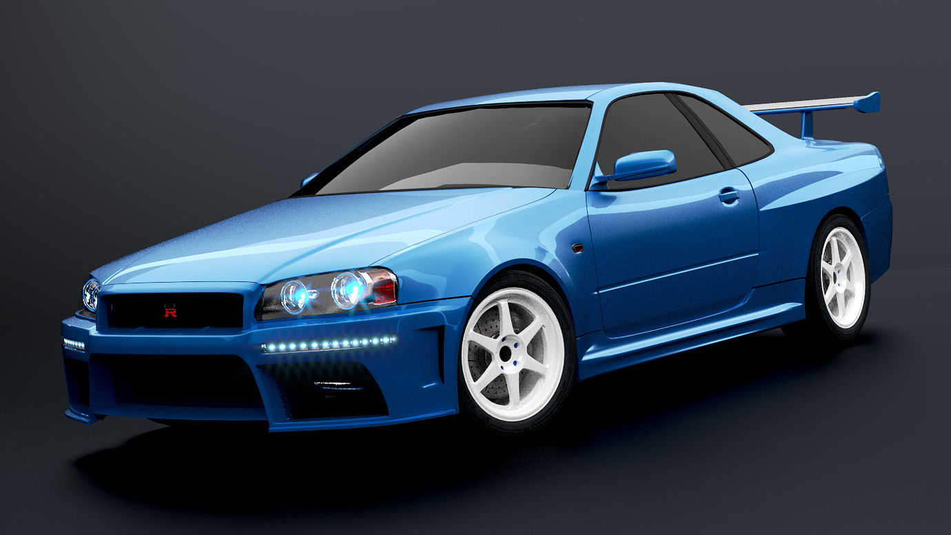 Nissan Skyline GTR-R34 - Focused Critiques - Blender Artists Community