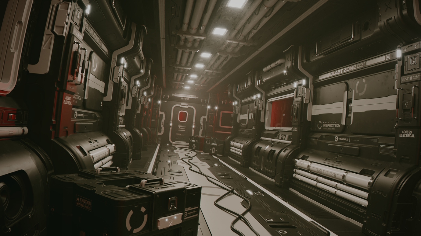 Environment-sci fi corridor (Blender 2.80) - Finished Projects ...