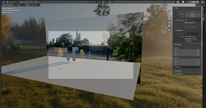 Cast shadows onto transparent plane without shadow catcher - Lighting ...