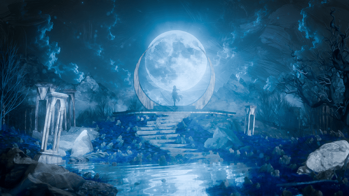 Moonlit Altar (Blue)