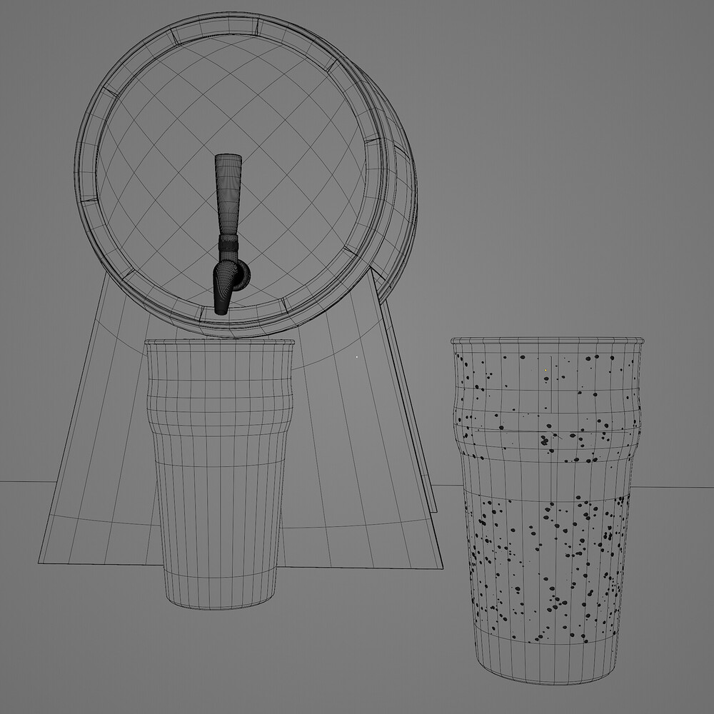 Beer Scene Finished Projects Blender Artists Community