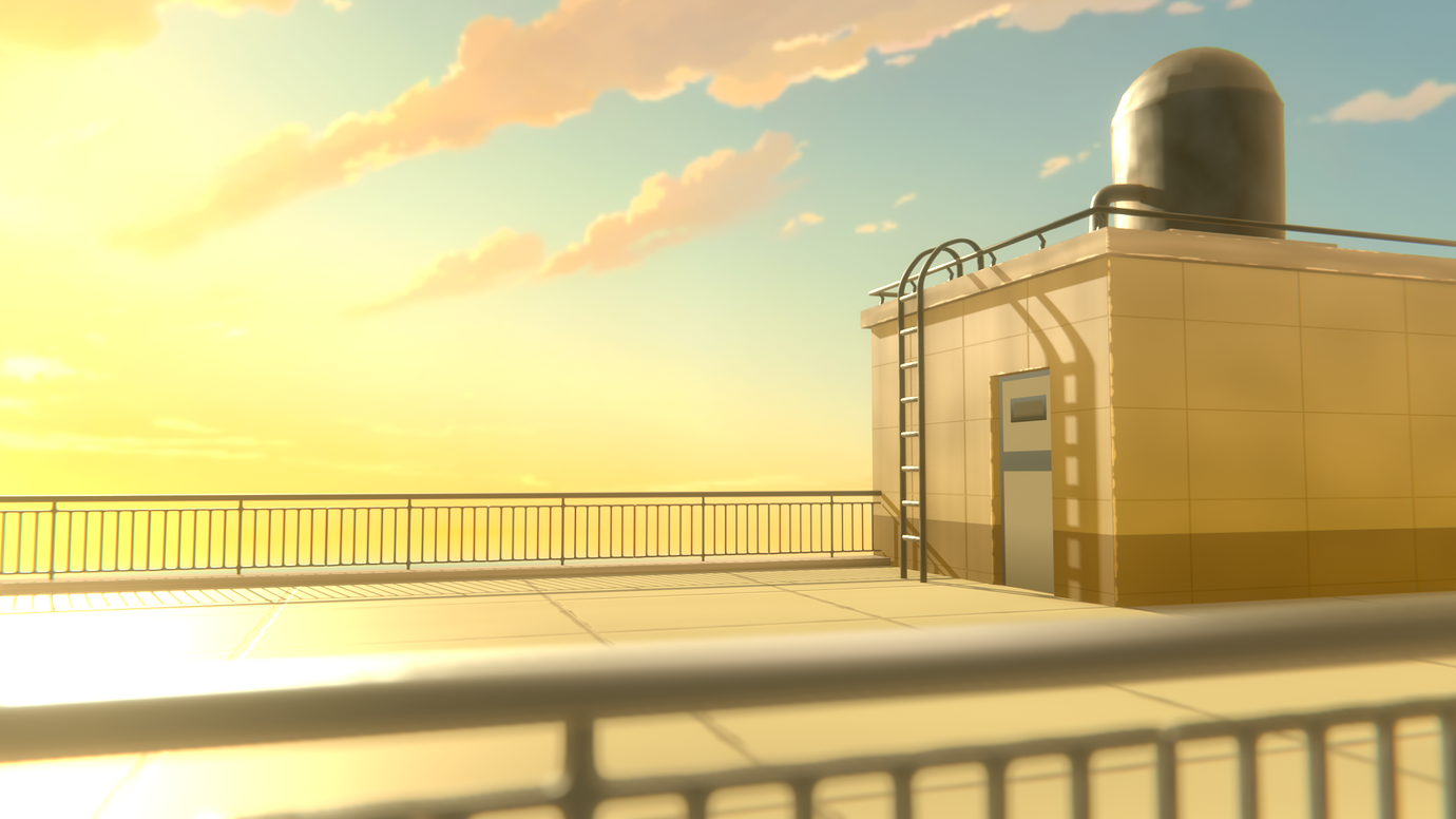 Anime Rooftop - Finished Projects - Blender Artists Community