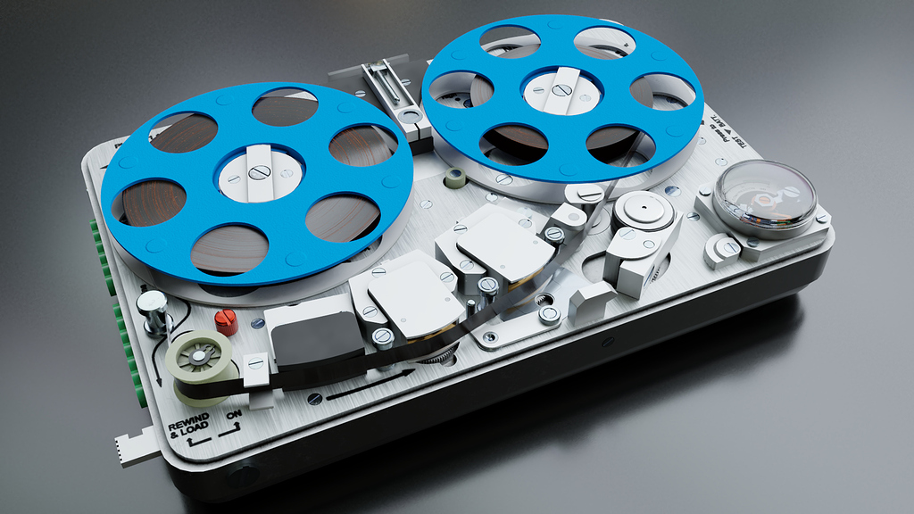 Nagra SN reel to reel recorder - Finished Projects - Blender