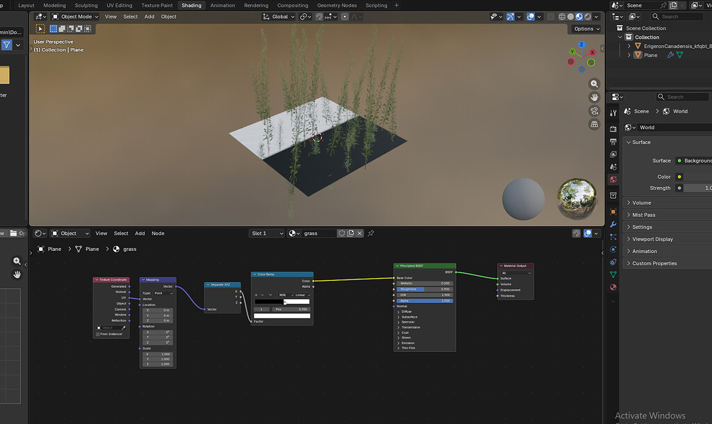 Is it possbile to draw a mask on shader editor and to use that in ...