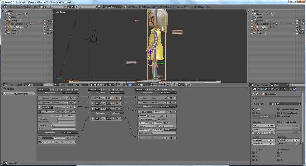 BGE Animation issues - Game Engine Support and Discussion - Blender ...