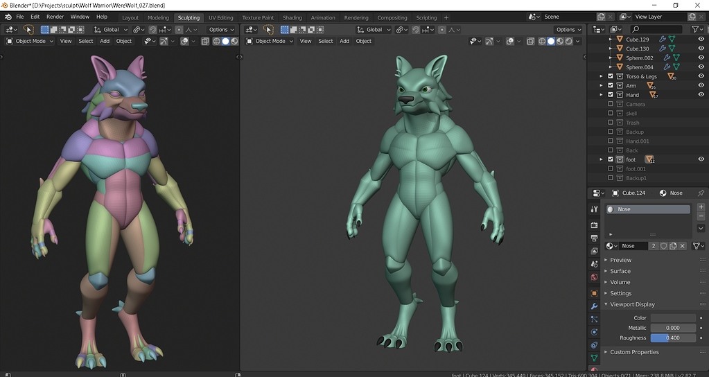 Rawethewolfs tips to create a soft body character in Blender - 3D