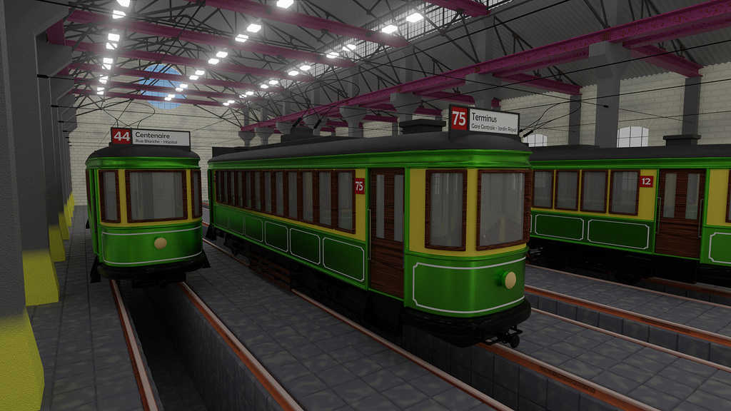Tram Depot - Finished Projects - Blender Artists Community