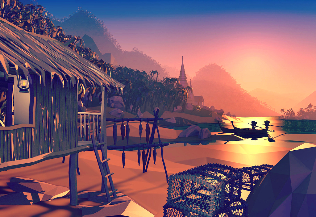 Low Poly Landscape - Finished Projects - Blender Artists Community