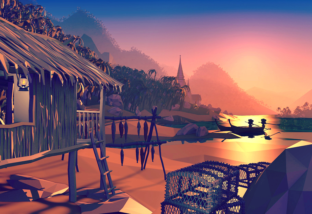Low Poly Landscape - Finished Projects - Blender Artists Community