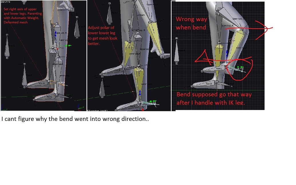 Bend went wrong way! - Animation and Rigging - Blender Artists Community