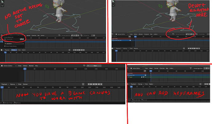 4 Key Frames Cannot insert keyframes despite i have no active keysets - Animation ...