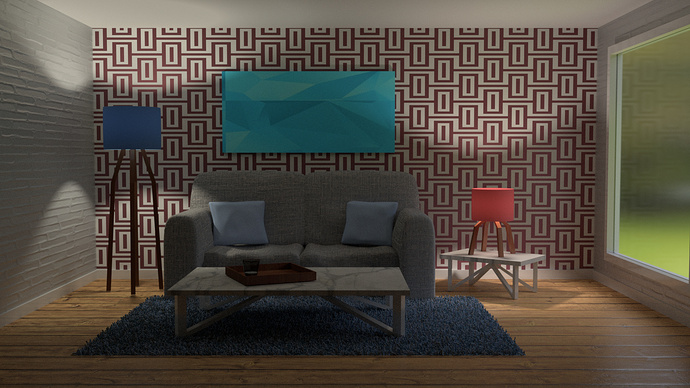 First interior scene - Focused Critiques - Blender Artists Community