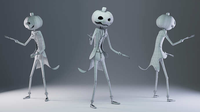 Pumpking_Wireframe