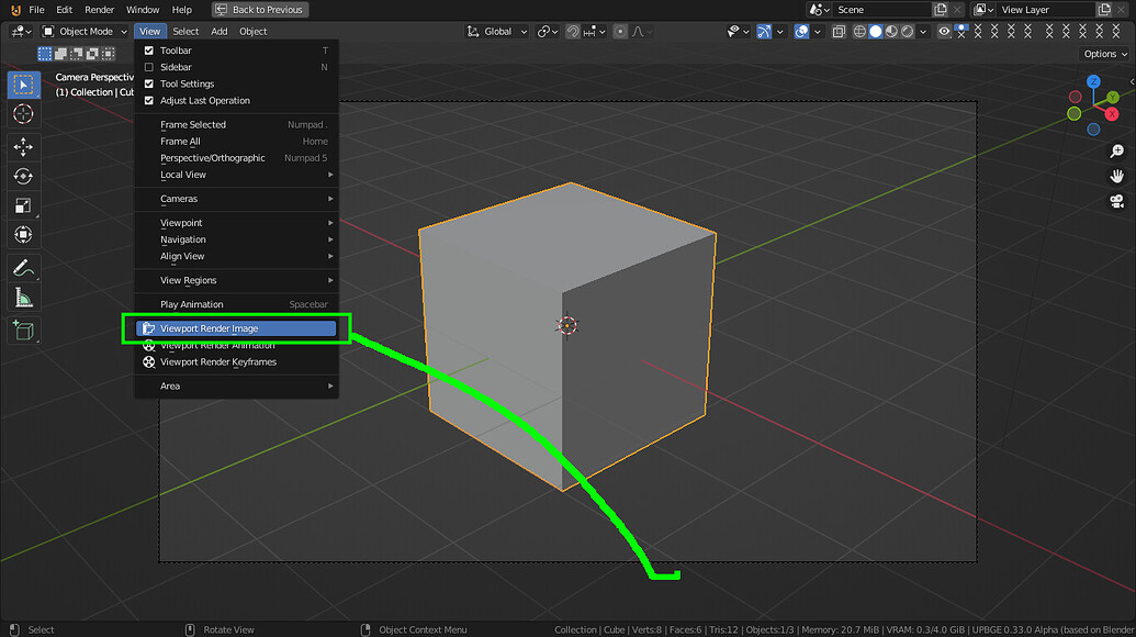 Save viewport render with cycles as image - Lighting and Rendering ...