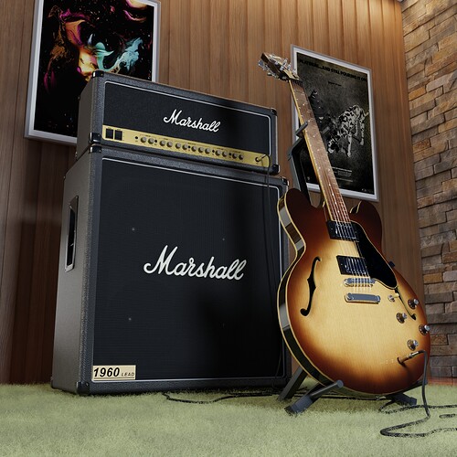 gibson_335_marshall_DLS100HR.cyclesX.3_cycles.Blender3.6.1_0