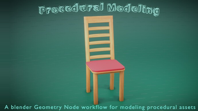 Procedural Modeling pipeline