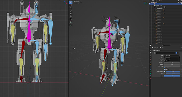 I am trying to rig my robot model and struggling - Animation and ...