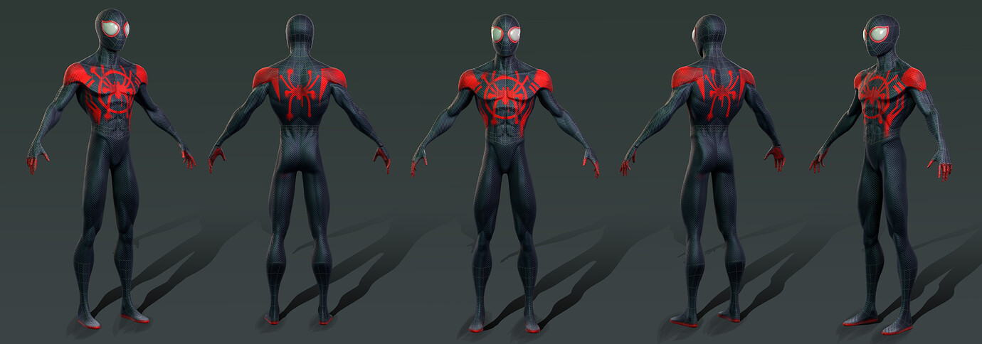 Miles Morales - Finished Projects - Blender Artists Community